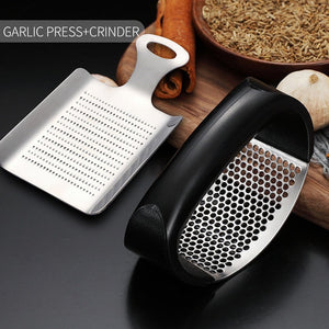 Stainless Steel Garlic Crusher